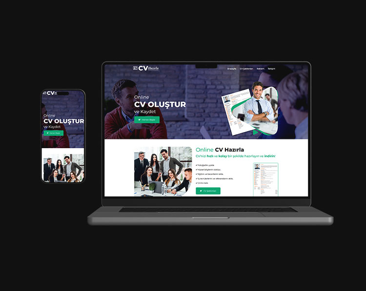 CV Web Sitesi Tasarımı