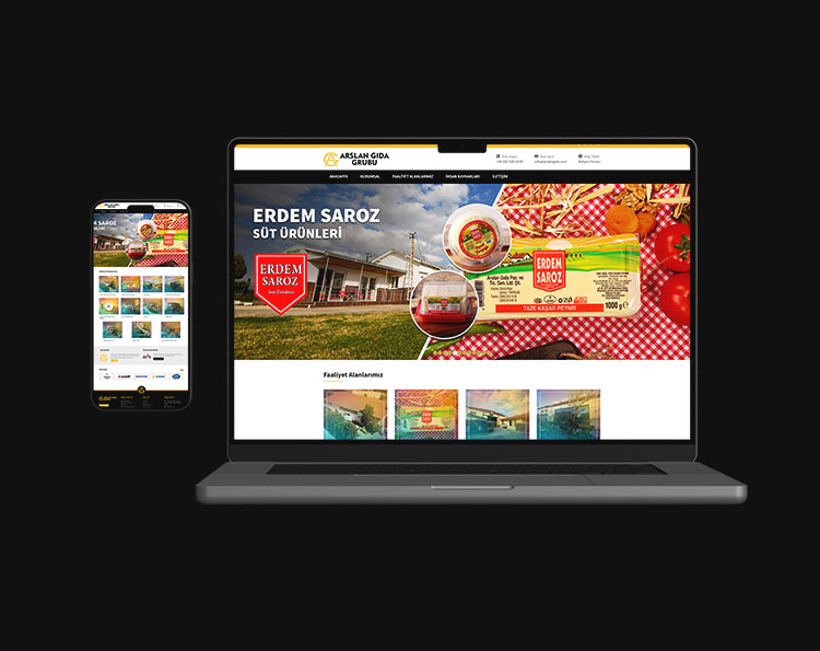 Şirket Web Site Tasarım Çalışması