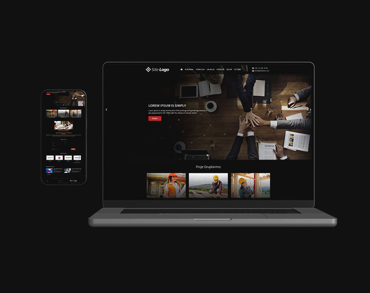 Hazır Web Sitesi Tema Çalışması