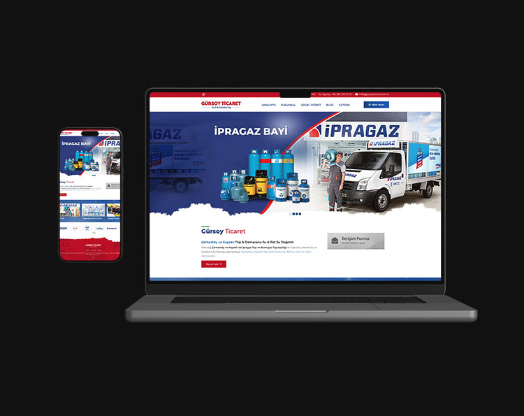 Tüp & Su Web Site Tasarımı