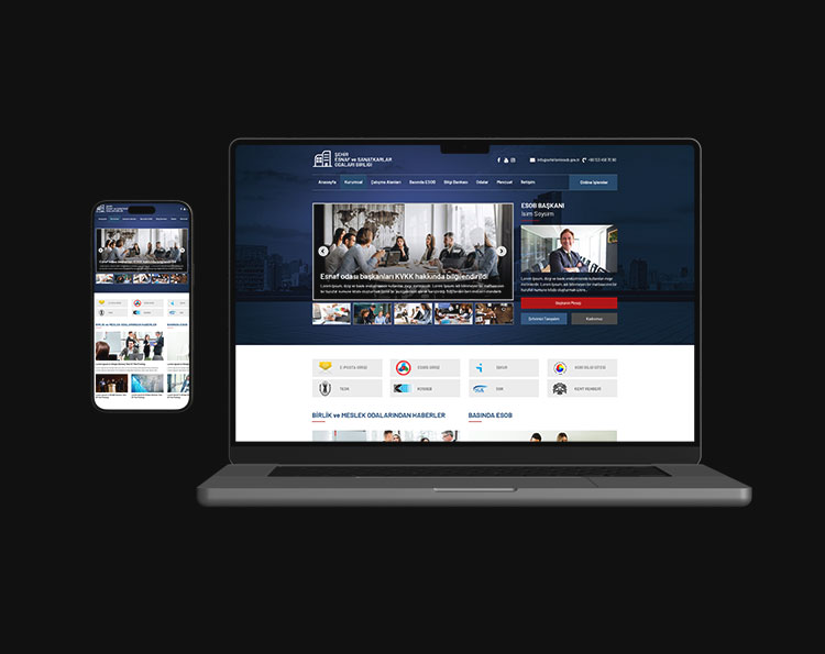 Resmi Kurum Web Arayüz Tasarımı