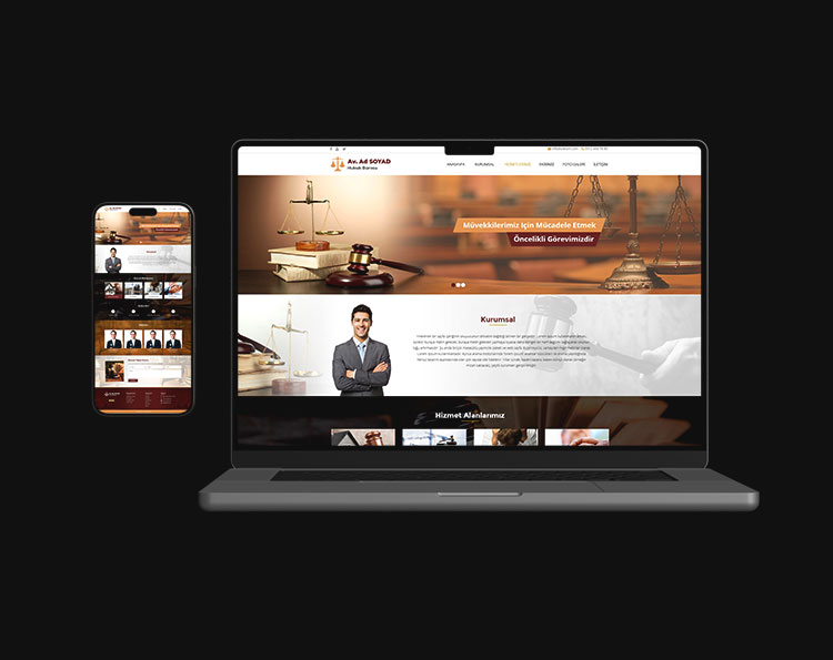Avukat Web Site Tasarım Çalışması