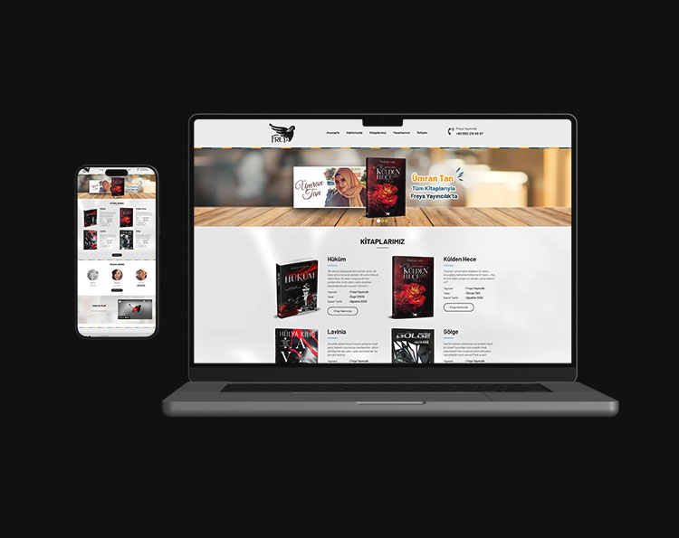 Kitap Web Site Tasarım Çalışması