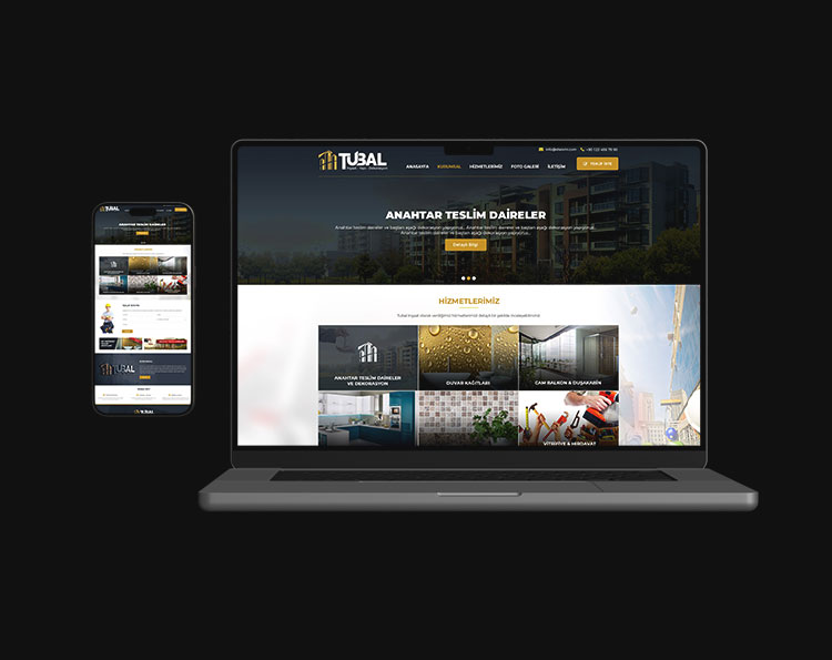 İnşaat Web Site Tasarımı